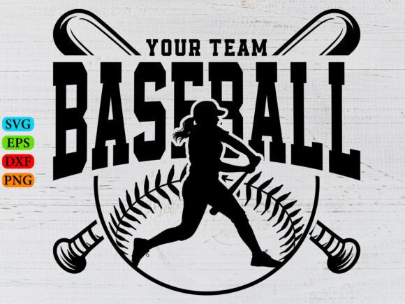 Baseball SVG PNG: Team Logo Design for Digital Projects