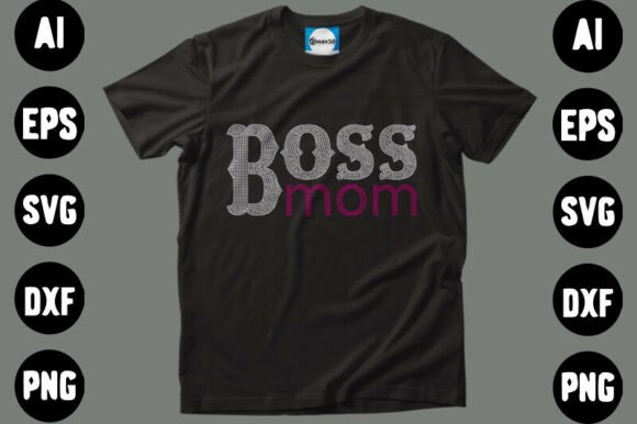 Boss Mom Rhinestone Design: A Versatile Asset for Modern Creators