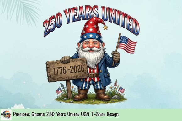 Celebrate 250 Years: The Patriotic Gnome Design