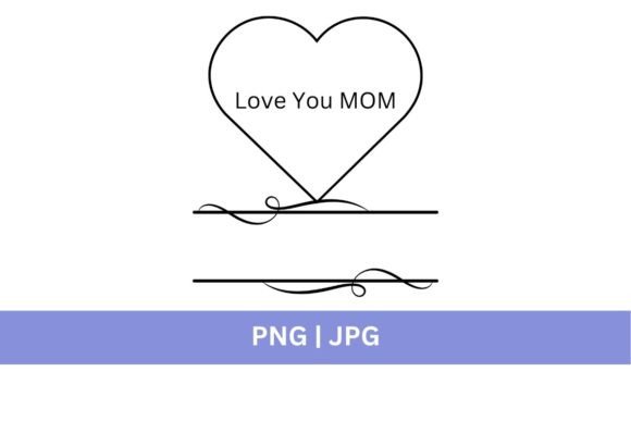 Elegant Monogram Mothers Day Design: A Creative Asset