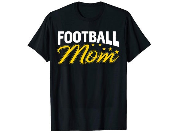 Football Mom Football T-Shirt Design: A Creative Asset