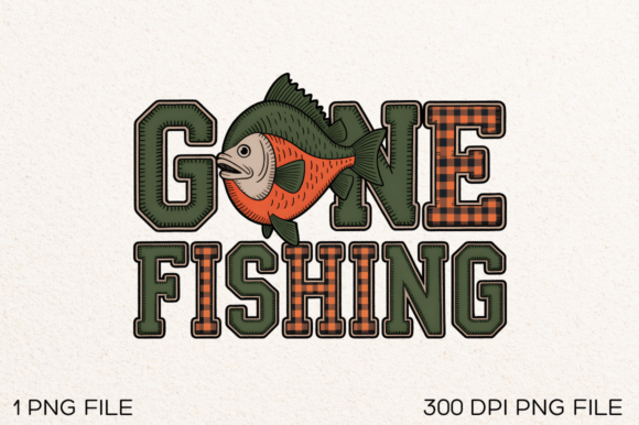 Gone Fishing PNG Design: A Versatile Creative Asset