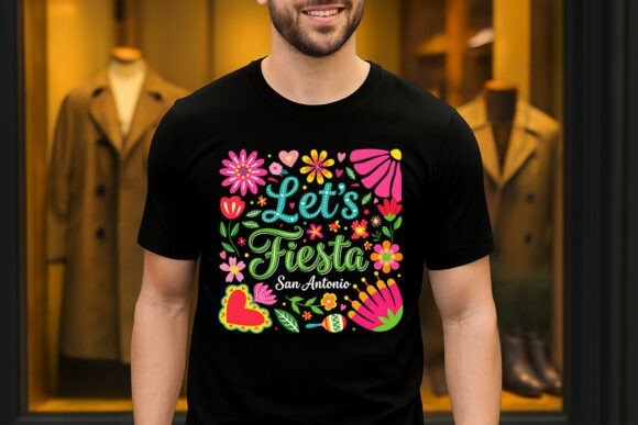 Lets Fiesta San Antonio Cute Design: A Vibrant Creative Asset