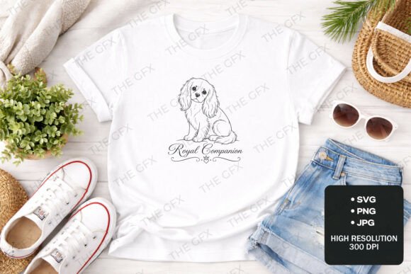 Royal Companion Dog Lover SVG: Design & Creative Use